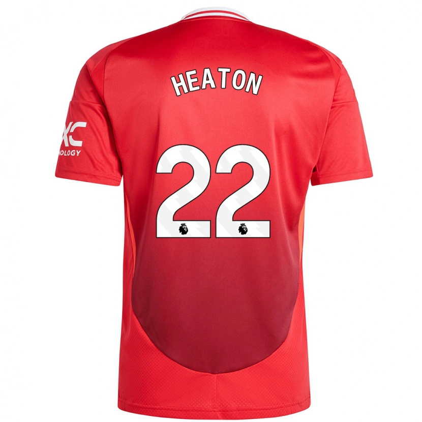 Danxen Mann Tom Heaton #22 Knallrødt Hjemmetrøye Drakt Trøye 2024/25 Skjorter T-Skjorte