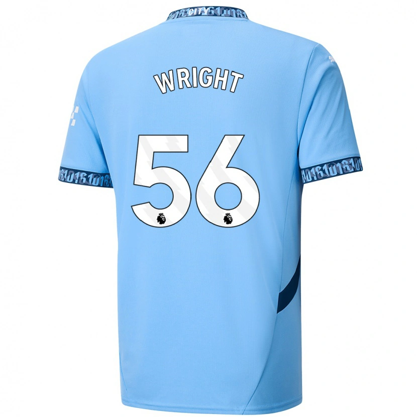 Danxen Mann Jacob Wright #56 Marineblå Hjemmetrøye Drakt Trøye 2024/25 Skjorter T-Skjorte