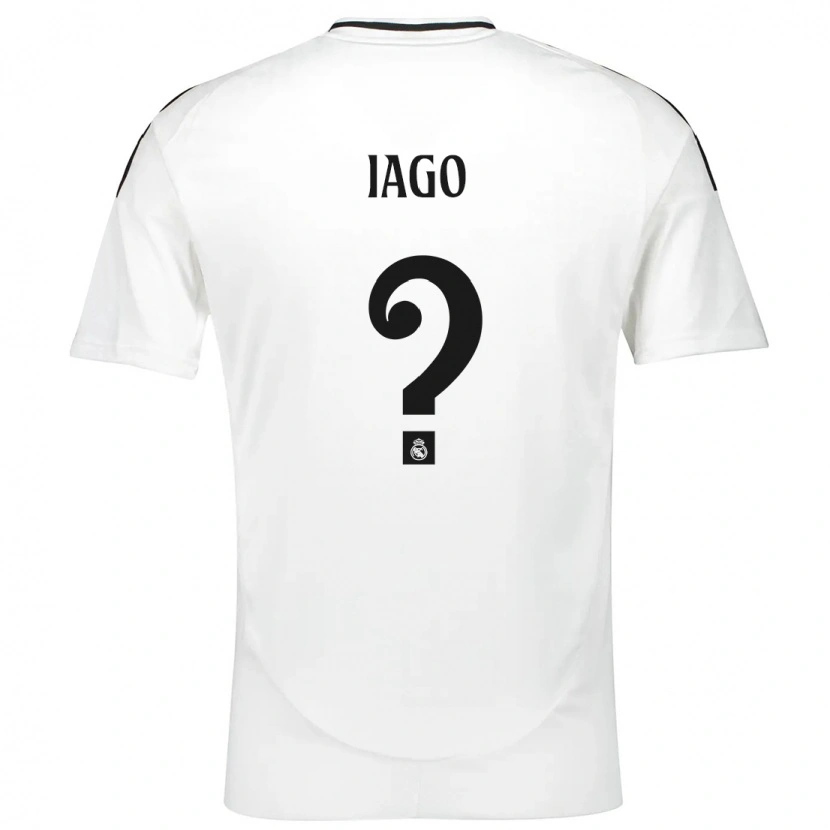 Danxen Mann Paulo Iago #0 Hvit Hjemmetrøye Drakt Trøye 2024/25 Skjorter T-Skjorte