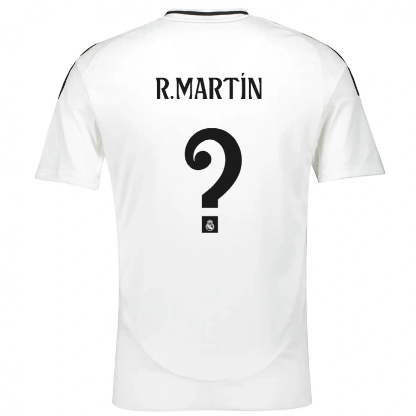 Danxen Mann Roberto Martín #0 Hvit Hjemmetrøye Drakt Trøye 2024/25 Skjorter T-Skjorte