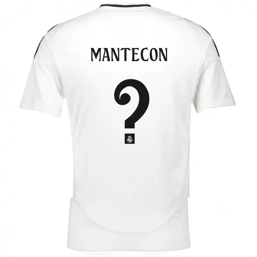 Danxen Mann Hugo Mantecón #0 Hvit Hjemmetrøye Drakt Trøye 2024/25 Skjorter T-Skjorte