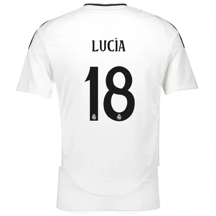 Danxen Mann Lucia Rodriguez #18 Hvit Hjemmetrøye Drakt Trøye 2024/25 Skjorter T-Skjorte