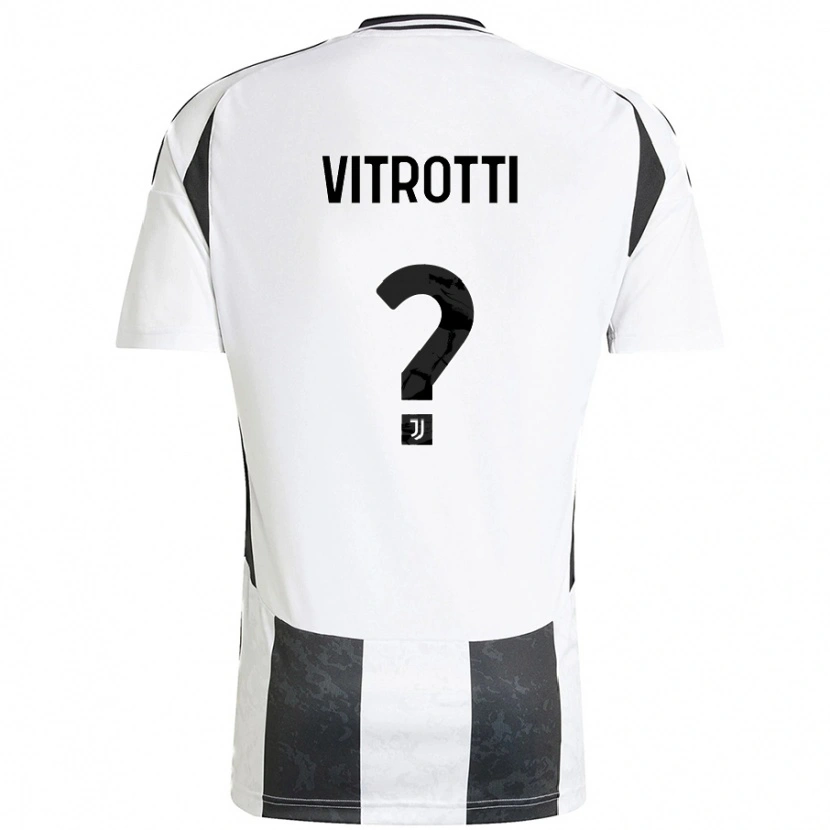 Danxen Mann Matteo Vitrotti #0 Hvit Svart Hjemmetrøye Drakt Trøye 2024/25 Skjorter T-Skjorte