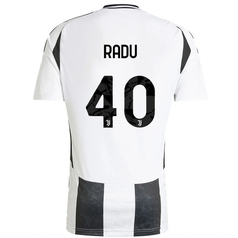 Danxen Mann Riccardo Radu #40 Hvit Svart Hjemmetrøye Drakt Trøye 2024/25 Skjorter T-Skjorte