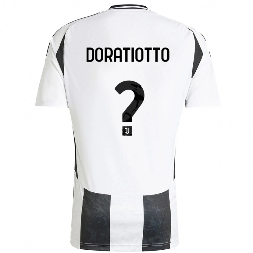 Danxen Mann Giulio Doratiotto #0 Hvit Svart Hjemmetrøye Drakt Trøye 2024/25 Skjorter T-Skjorte