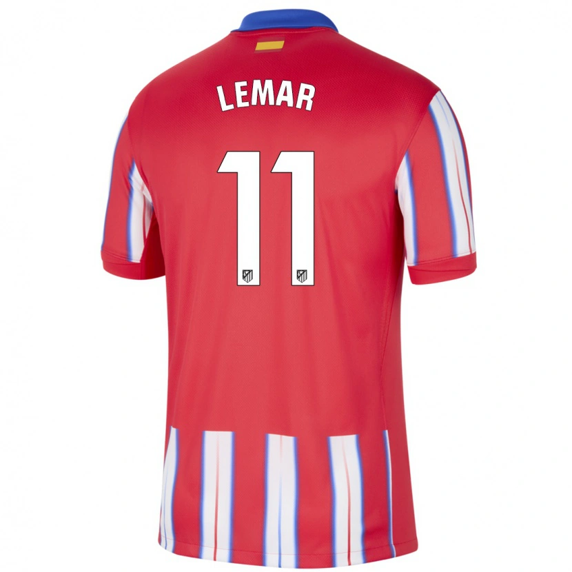 Danxen Mann Thomas Lemar #11 Rød Hvit Blå Hjemmetrøye Drakt Trøye 2024/25 Skjorter T-Skjorte