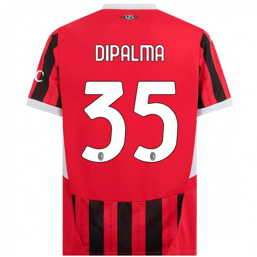 Danxen Mann Matteo Dipalma #35 Rød Svart Hjemmetrøye Drakt Trøye 2024/25 Skjorter T-Skjorte