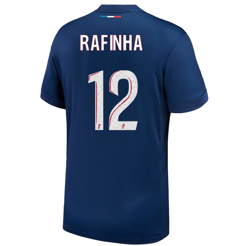 Danxen Mann Rafinha #12 Marineblå Hvit Hjemmetrøye Drakt Trøye 2024/25 Skjorter T-Skjorte