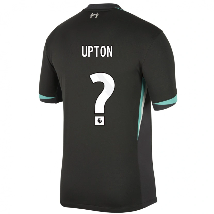 Danxen Mann Joe Upton #0 Svart Antrasitt Hvit Bortetrøye Drakt Trøye 2024/25 Skjorter T-Skjorte