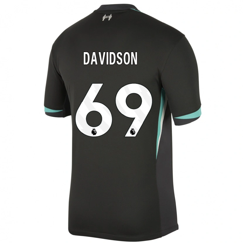 Danxen Mann Josh Davidson #69 Svart Antrasitt Hvit Bortetrøye Drakt Trøye 2024/25 Skjorter T-Skjorte