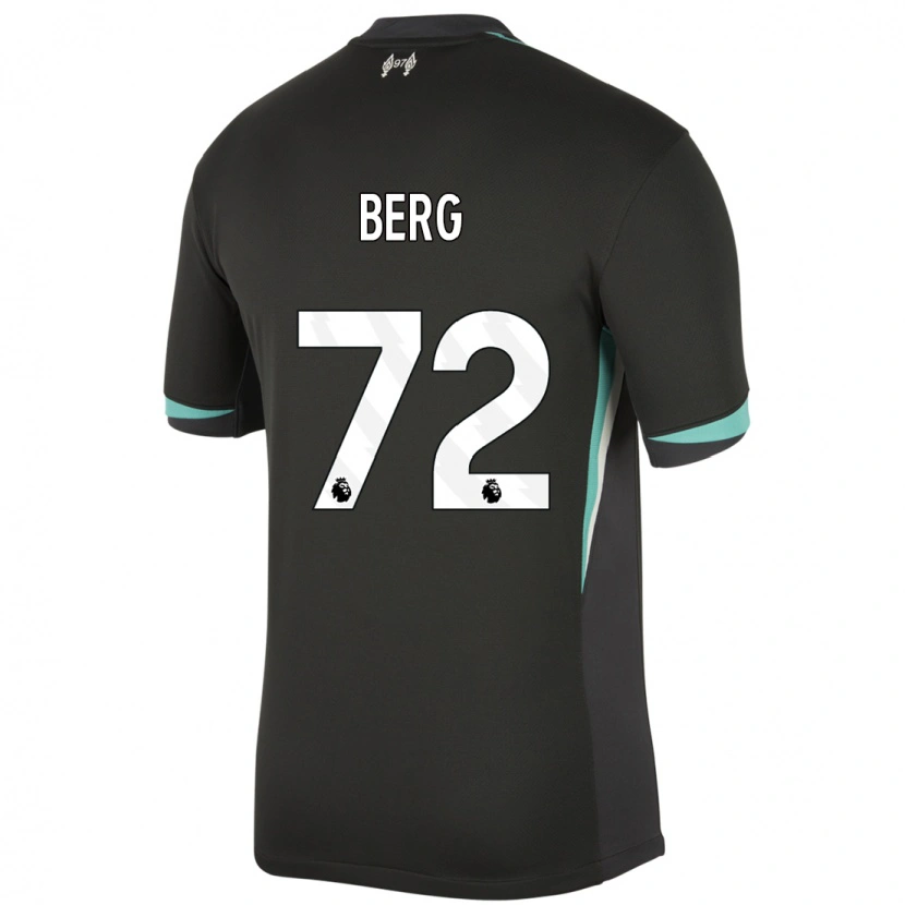Danxen Mann Sepp Van Den Berg #72 Svart Antrasitt Hvit Bortetrøye Drakt Trøye 2024/25 Skjorter T-Skjorte