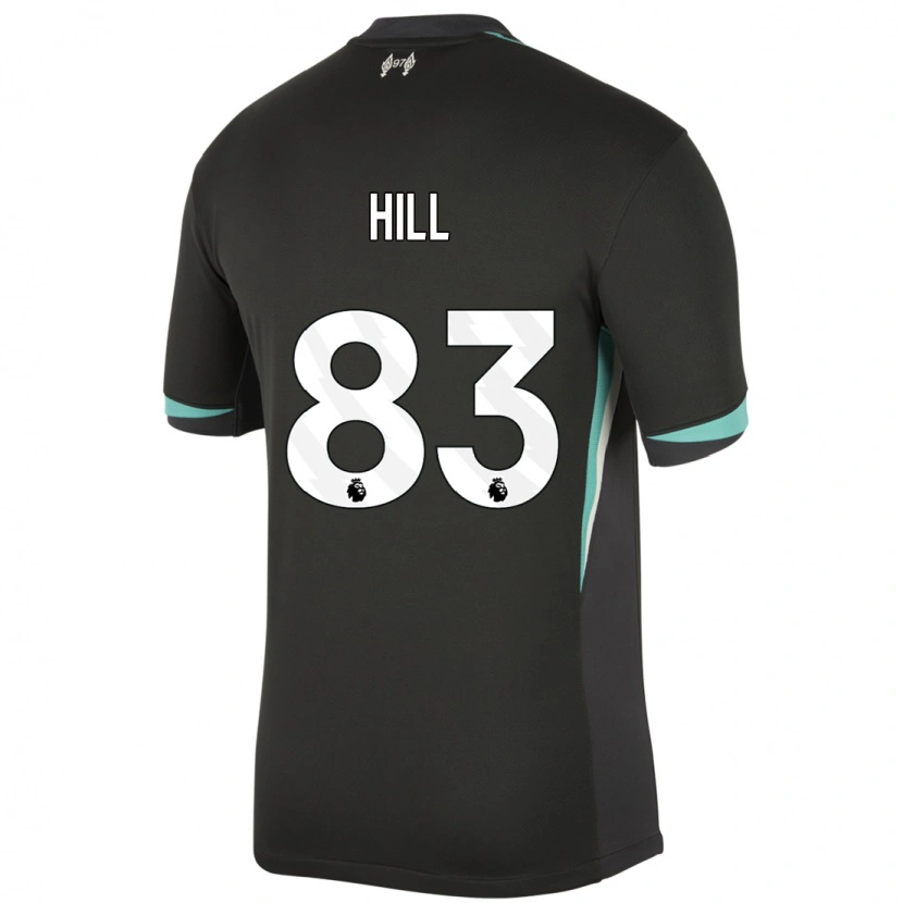 Danxen Mann Thomas Hill #83 Svart Antrasitt Hvit Bortetrøye Drakt Trøye 2024/25 Skjorter T-Skjorte