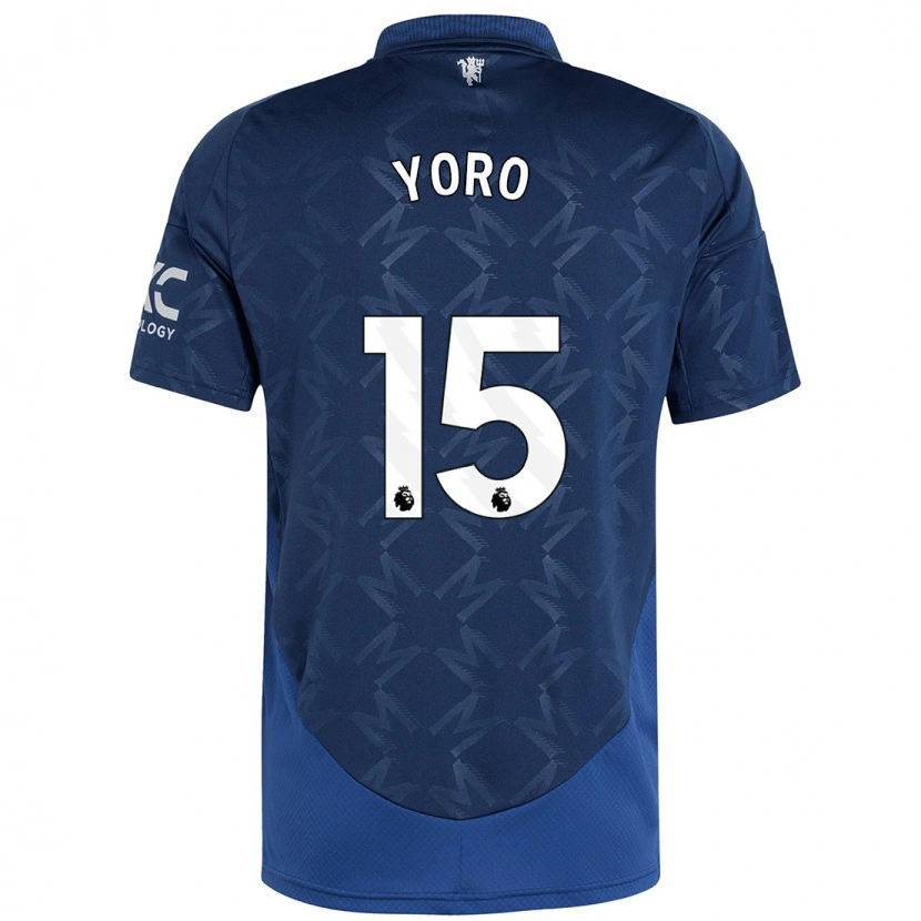 Danxen Mann Leny Yoro #15 Indigo Bortetrøye Drakt Trøye 2024/25 Skjorter T-Skjorte