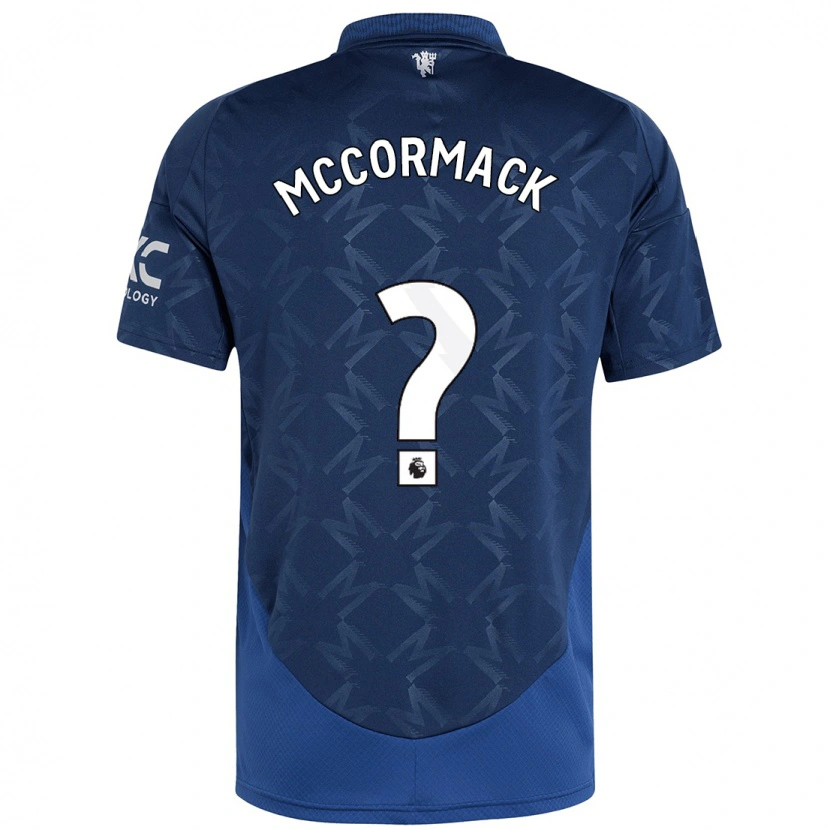 Danxen Mann Rafe Mccormack #0 Indigo Bortetrøye Drakt Trøye 2024/25 Skjorter T-Skjorte