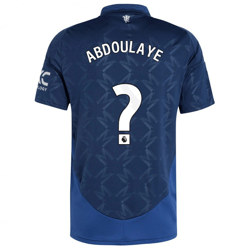 Danxen Mann Douka Abdoulaye #0 Indigo Bortetrøye Drakt Trøye 2024/25 Skjorter T-Skjorte