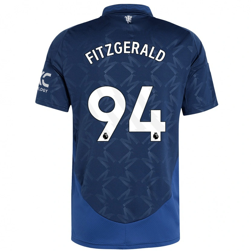 Danxen Mann Jayce Fitzgerald #94 Indigo Bortetrøye Drakt Trøye 2024/25 Skjorter T-Skjorte
