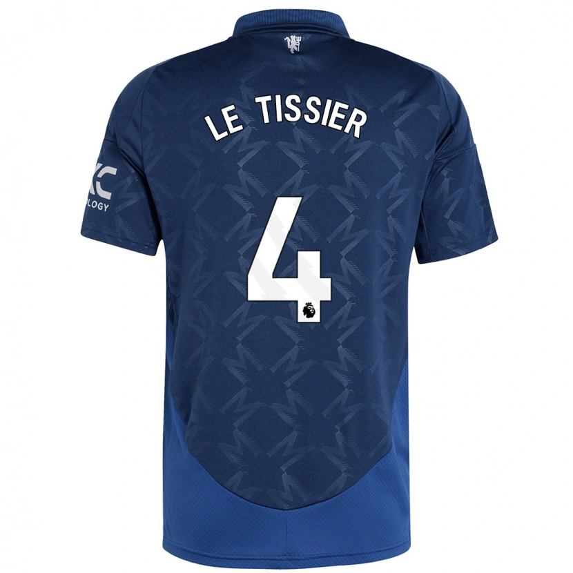 Danxen Mann Maya Le Tissier #4 Indigo Bortetrøye Drakt Trøye 2024/25 Skjorter T-Skjorte