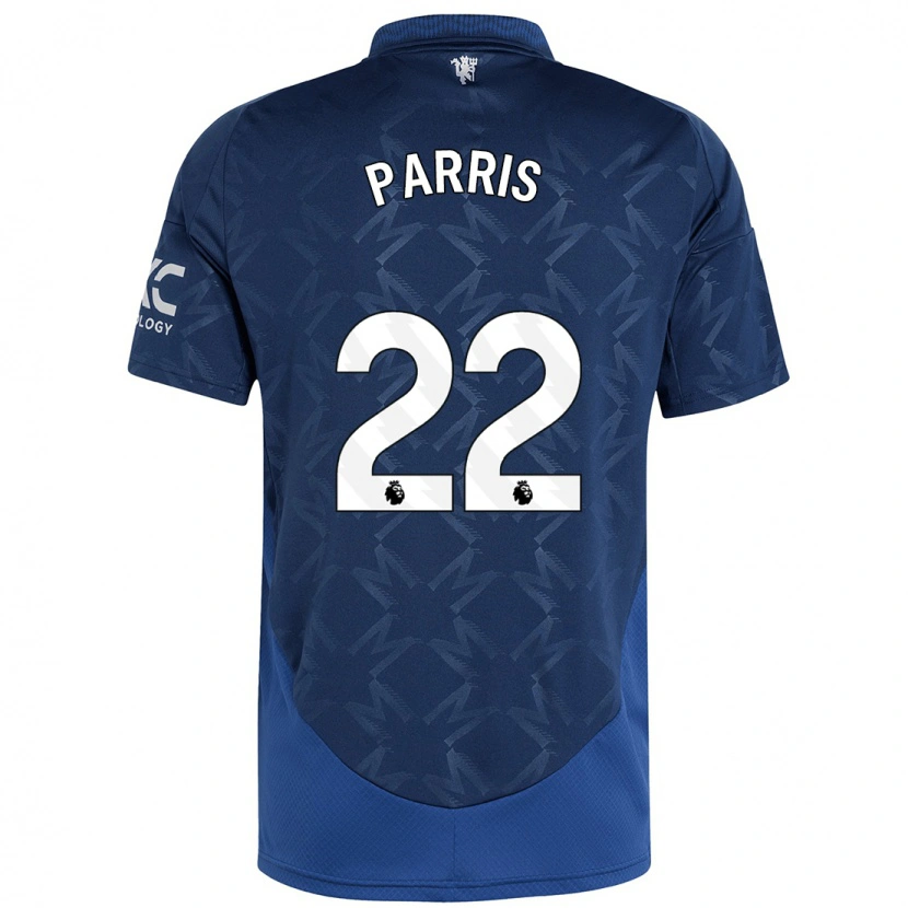Danxen Mann Nikita Parris #22 Indigo Bortetrøye Drakt Trøye 2024/25 Skjorter T-Skjorte