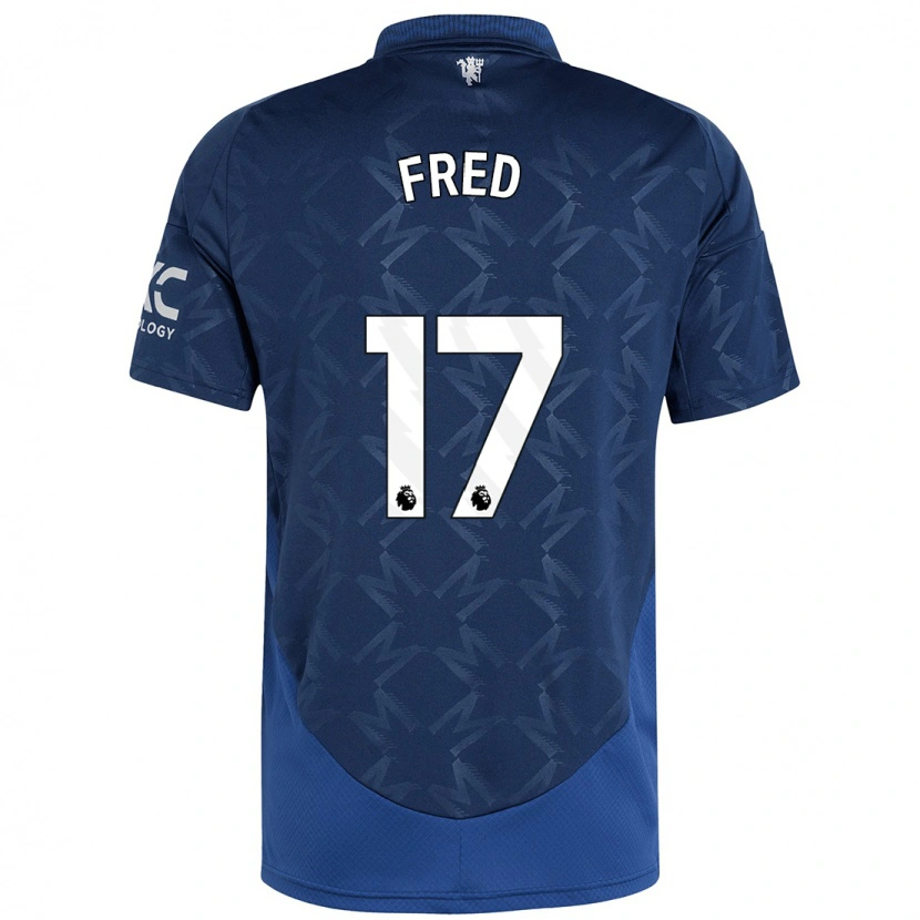 Danxen Mann Fred #17 Indigo Bortetrøye Drakt Trøye 2024/25 Skjorter T-Skjorte