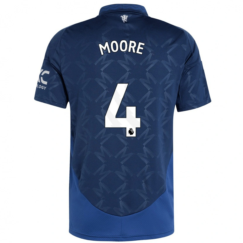Danxen Mann Jade Moore #4 Indigo Bortetrøye Drakt Trøye 2024/25 Skjorter T-Skjorte