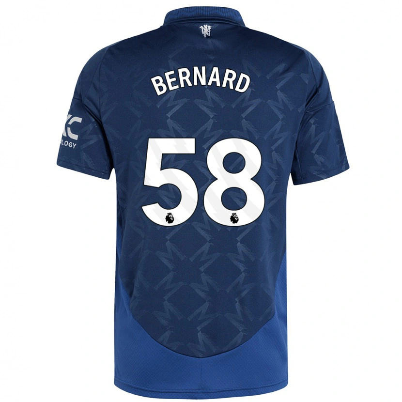Danxen Mann Bernard #58 Indigo Bortetrøye Drakt Trøye 2024/25 Skjorter T-Skjorte