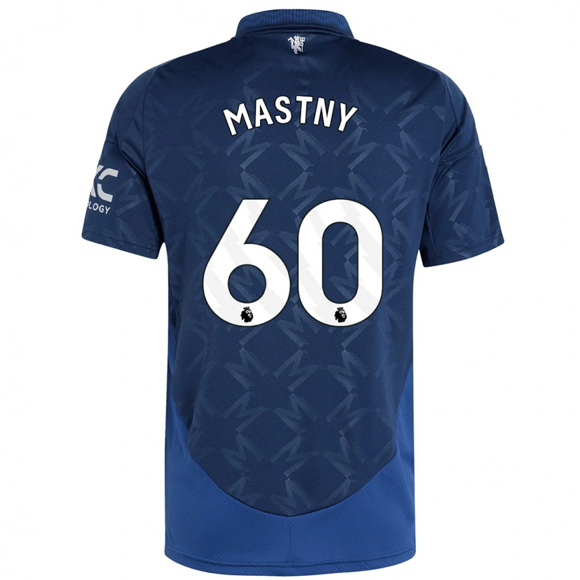 Danxen Mann Ondrej Mastny #60 Indigo Bortetrøye Drakt Trøye 2024/25 Skjorter T-Skjorte