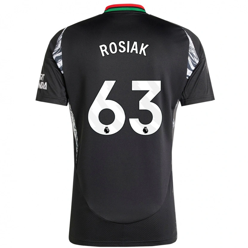 Danxen Mann Michal Rosiak #63 Svart Bortetrøye Drakt Trøye 2024/25 Skjorter T-Skjorte