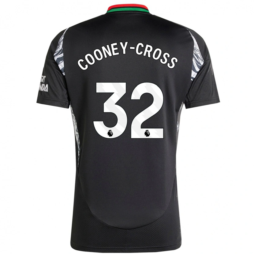 Danxen Mann Kyra Cooney-Cross #32 Svart Bortetrøye Drakt Trøye 2024/25 Skjorter T-Skjorte