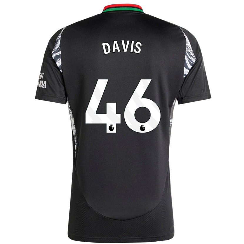 Danxen Mann Timi Davis #46 Svart Bortetrøye Drakt Trøye 2024/25 Skjorter T-Skjorte