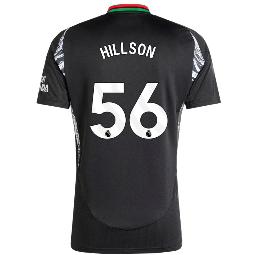 Danxen Mann James Hillson #56 Svart Bortetrøye Drakt Trøye 2024/25 Skjorter T-Skjorte