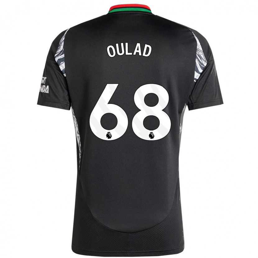 Danxen Mann Salah-Eddine Oulad M'hand #68 Svart Bortetrøye Drakt Trøye 2024/25 Skjorter T-Skjorte