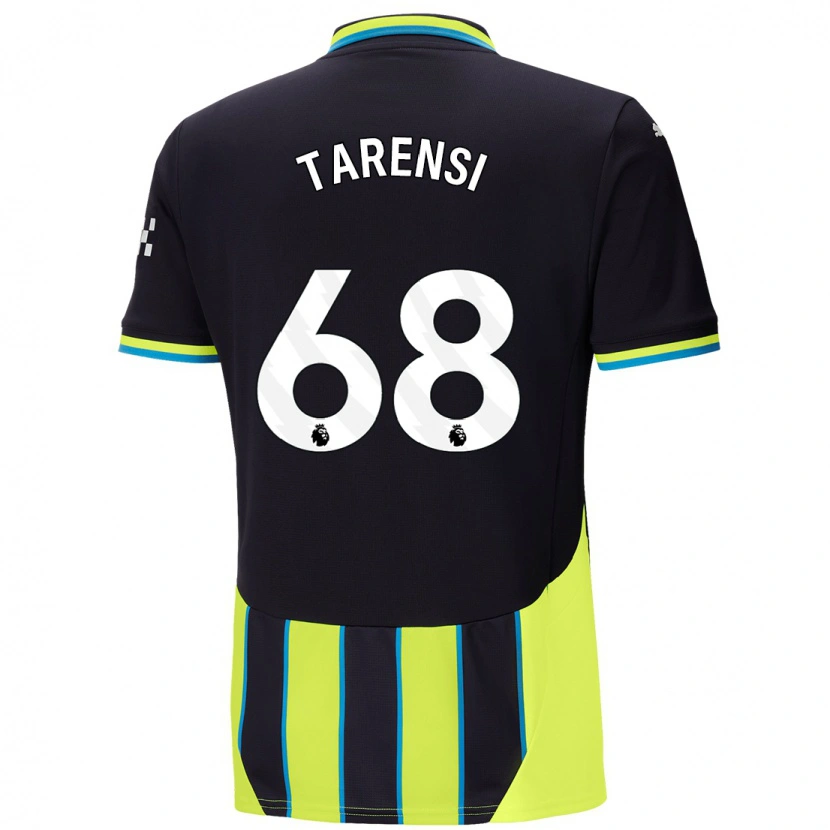 Danxen Mann Oscar Tarensi #68 Blå Gul Bortetrøye Drakt Trøye 2024/25 Skjorter T-Skjorte