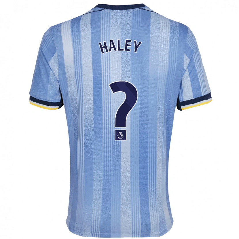 Danxen Mann Micah Haley #0 Lyseblått Bortetrøye Drakt Trøye 2024/25 Skjorter T-Skjorte