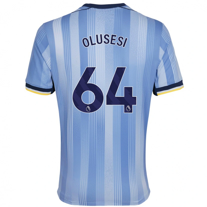 Danxen Mann Callum Olusesi #64 Lyseblått Bortetrøye Drakt Trøye 2024/25 Skjorter T-Skjorte