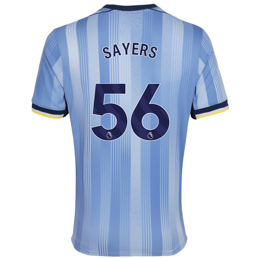 Danxen Mann Charlie Sayers #56 Lyseblått Bortetrøye Drakt Trøye 2024/25 Skjorter T-Skjorte