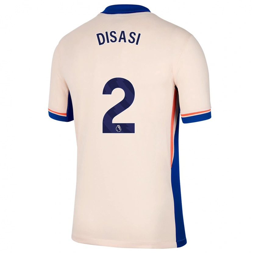 Danxen Mann Axel Disasi #2 Lys Beige Bortetrøye Drakt Trøye 2024/25 Skjorter T-Skjorte
