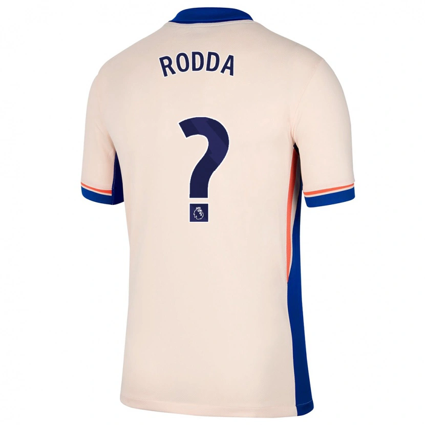 Danxen Mann Harry Rodda #0 Lys Beige Bortetrøye Drakt Trøye 2024/25 Skjorter T-Skjorte