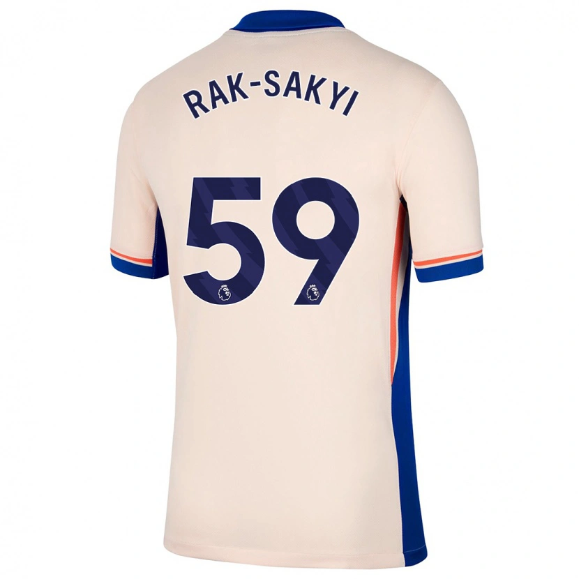 Danxen Mann Sam Rak-Sakyi #59 Lys Beige Bortetrøye Drakt Trøye 2024/25 Skjorter T-Skjorte