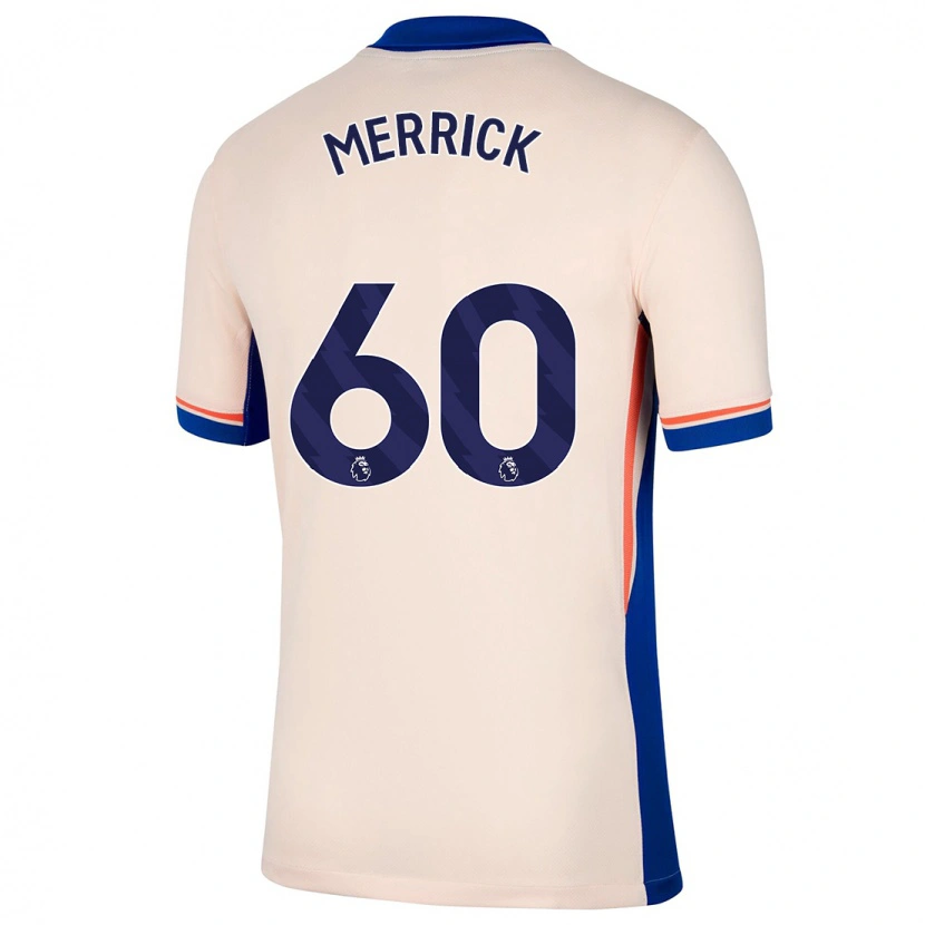 Danxen Mann Max Merrick #60 Lys Beige Bortetrøye Drakt Trøye 2024/25 Skjorter T-Skjorte