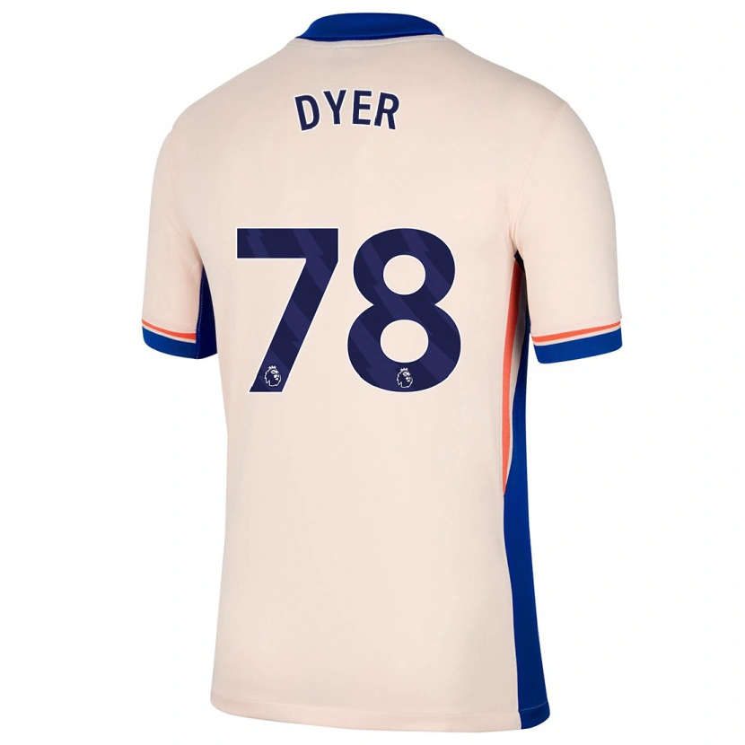 Danxen Mann Kiano Dyer #78 Lys Beige Bortetrøye Drakt Trøye 2024/25 Skjorter T-Skjorte