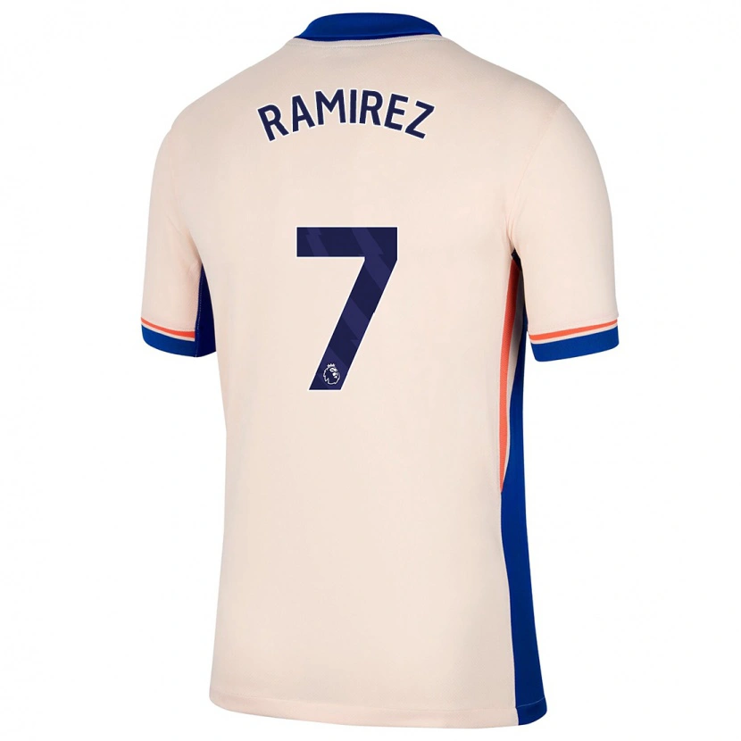 Danxen Mann Mayra Ramírez #7 Lys Beige Bortetrøye Drakt Trøye 2024/25 Skjorter T-Skjorte