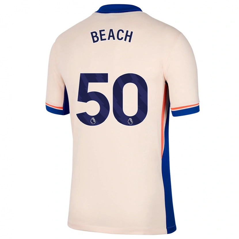 Danxen Mann Eddie Beach #50 Lys Beige Bortetrøye Drakt Trøye 2024/25 Skjorter T-Skjorte