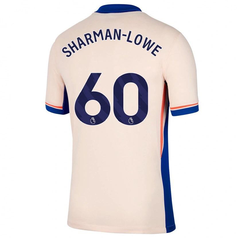 Danxen Mann Teddy Sharman-Lowe #60 Lys Beige Bortetrøye Drakt Trøye 2024/25 Skjorter T-Skjorte