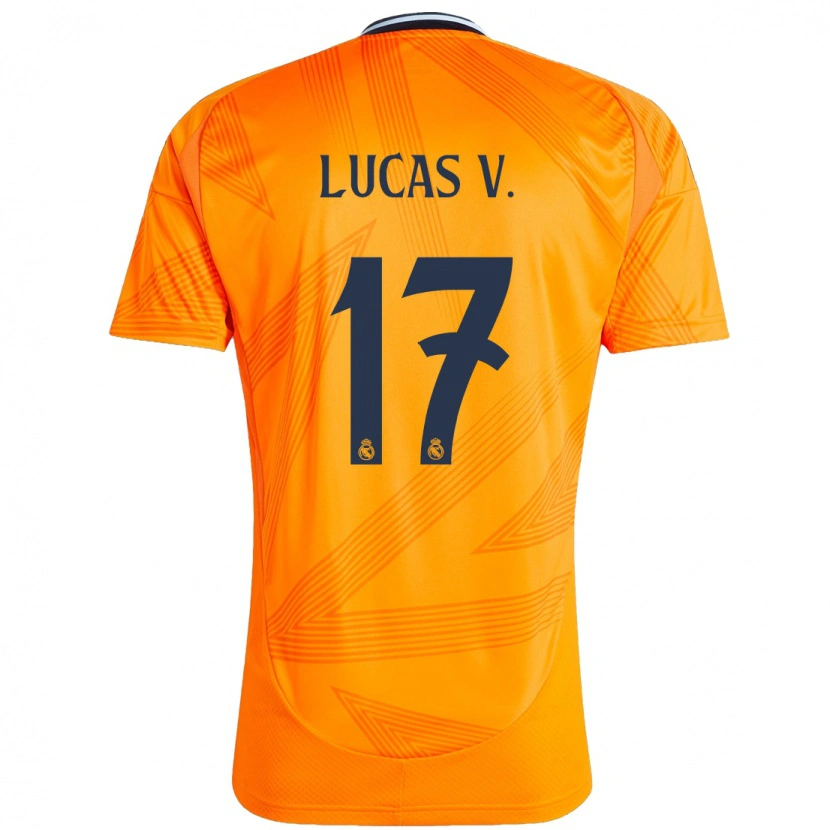 Danxen Mann Lucas Vázquez #17 Oransje Bortetrøye Drakt Trøye 2024/25 Skjorter T-Skjorte