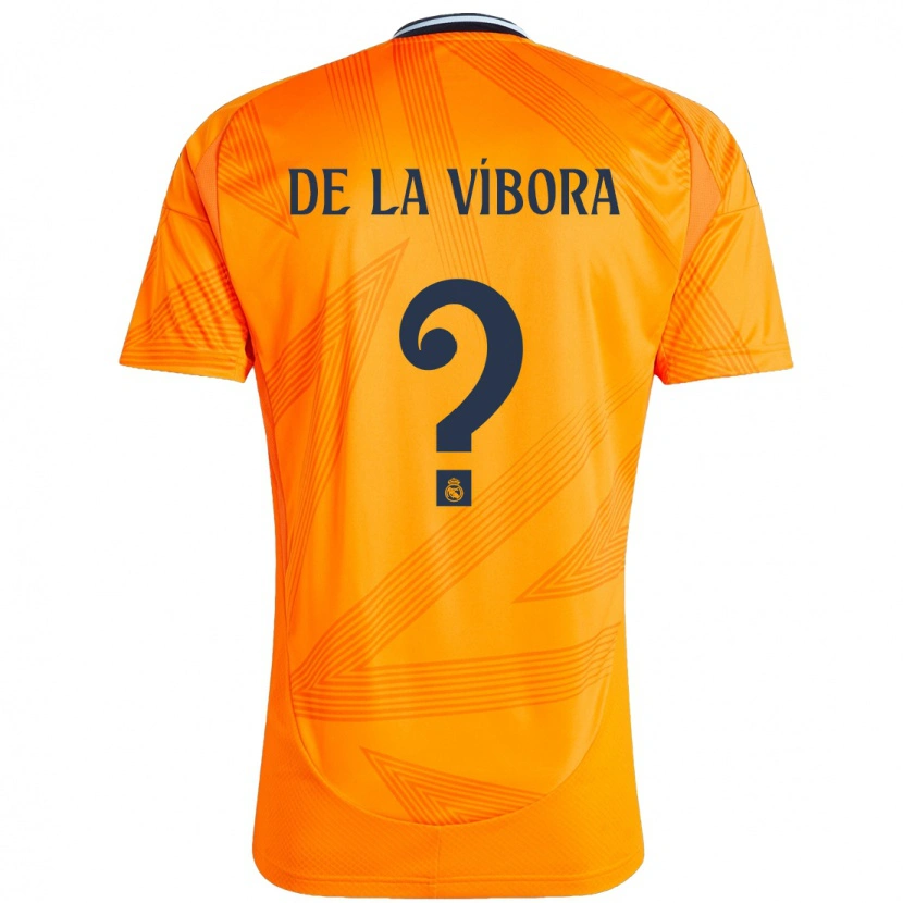 Danxen Mann David De La Víbora #0 Oransje Bortetrøye Drakt Trøye 2024/25 Skjorter T-Skjorte