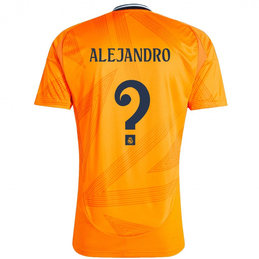 Danxen Mann Alejandro Hernández #0 Oransje Bortetrøye Drakt Trøye 2024/25 Skjorter T-Skjorte
