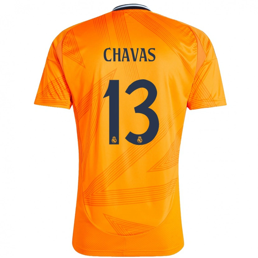 Danxen Mann Mylène Chavas #13 Oransje Bortetrøye Drakt Trøye 2024/25 Skjorter T-Skjorte
