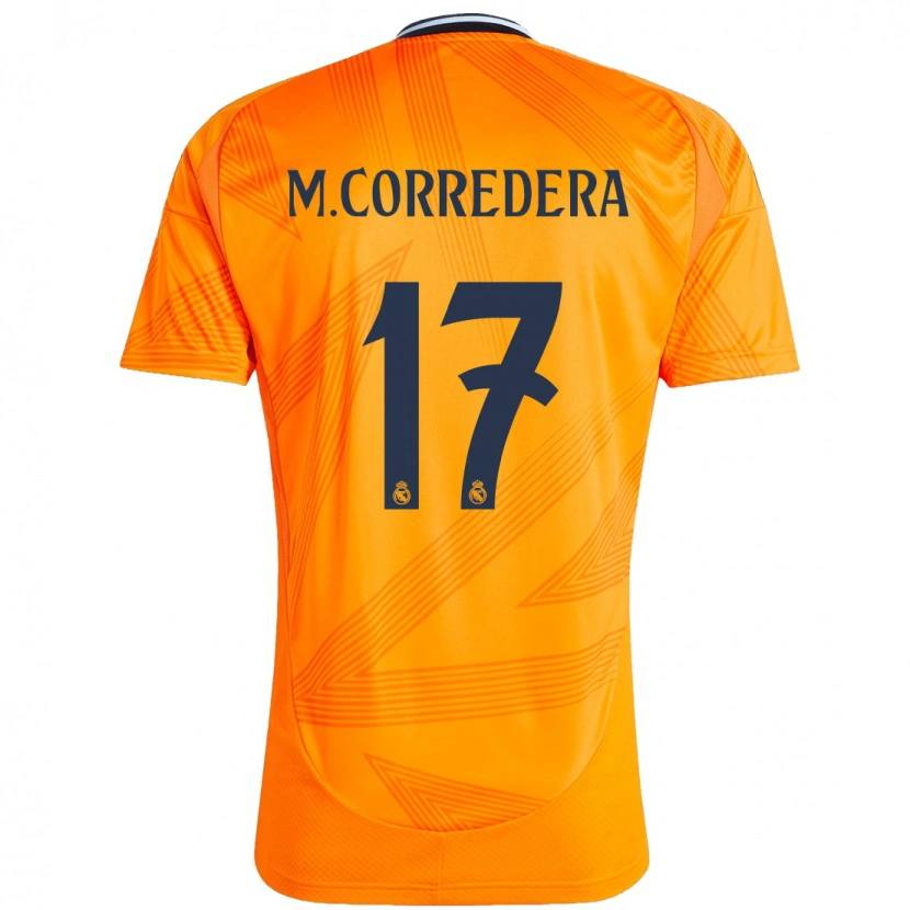 Danxen Mann Marta Corredera #17 Oransje Bortetrøye Drakt Trøye 2024/25 Skjorter T-Skjorte