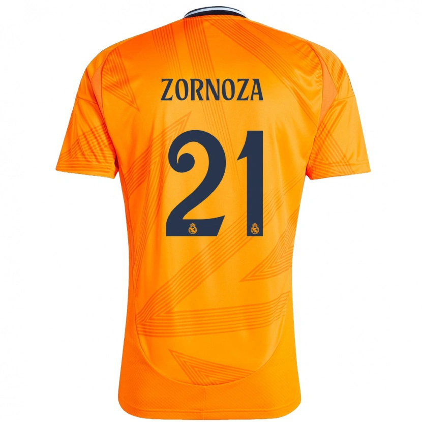 Danxen Mann Claudia Zornoza #21 Oransje Bortetrøye Drakt Trøye 2024/25 Skjorter T-Skjorte