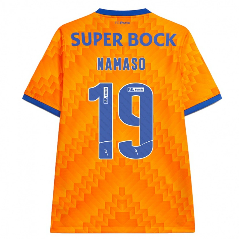 Danxen Mann Danny Namaso #19 Oransje Bortetrøye Drakt Trøye 2024/25 Skjorter T-Skjorte